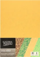 Papier do drukarek - Galeria Papieru Karton ozdobny mix 200g Siła Zieleni (20) - miniaturka - grafika 1