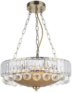 Lampy sufitowe - Lampa wisząca Irsina 3 x 60 W E27 patyna 323003-04 - miniaturka - grafika 1