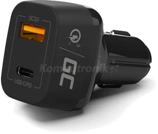 Green Cell Ładowarka samochodowa Green Cell USB-C Power Delivery + USB Quick Charge 3.0 CAD33 - Ładowarki samochodowe - miniaturka - grafika 8