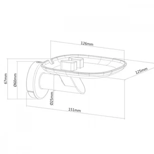 Maclean Uchwyt ścienny na głośnik smart Sonos MC-840 MC-840 - Uchwyty do telewizora - miniaturka - grafika 5