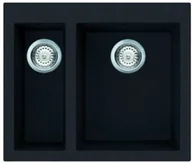 Zlewozmywaki - Elleci Quadra 150 (nakładany) 40 Full black - miniaturka - grafika 1