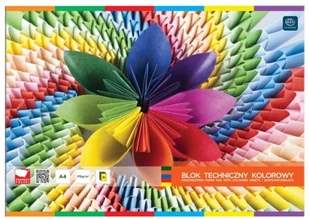 Hasta INTERDRUK Blok TECHNICZNY A3 KOLOROWY 10K. - Szkolne artykuły papiernicze - miniaturka - grafika 2