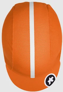 Assos Czapeczka kolarska CAP Droid Orange - Pozostała odzież dla rowerzystów - miniaturka - grafika 4