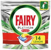 Środki do zmywarek - Fairy FAIRY PLATINUM PLUS Tabletki do zmywarki CYTRYNA, 14 szt 8001841948164 - miniaturka - grafika 1