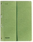 Koszulki na dokumenty - Herlitz Falken oesenhefter z kartonu z recyklingu, zielony 80000490 - miniaturka - grafika 1