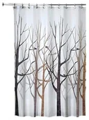Zasłony prysznicowe - InterDesign Inter wzornictwo Forest do zasłony prysznicowej YMJ-359 - miniaturka - grafika 1
