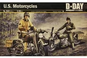 Akcesoria i części modelarskie - Italeri U.S. Motorcyles WWII D-Day MI-322 - miniaturka - grafika 1