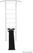 Ławki treningowe - Benchk Ławka do ćwiczeń na drabinkę gimnastyczną wielofunkcyjna BenchK B510 B510 - miniaturka - grafika 1
