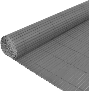 vidaxl Ogrodzenie dwustronne, szare, 90x300 cm - Ogrodzenia - miniaturka - grafika 4