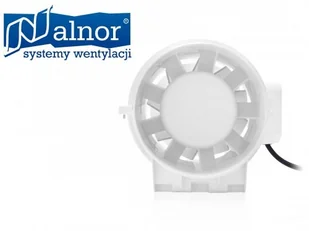 ALNOR Wentylator kanałowy, osiowy, plastikowy 125mm, 218m3/h DV-PP-L-125 - Wentylatory przemysłowe - miniaturka - grafika 3