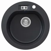 Zlewozmywaki - Axis Zlewozmywak Granitowy MALIBU 10 Night glow - miniaturka - grafika 1