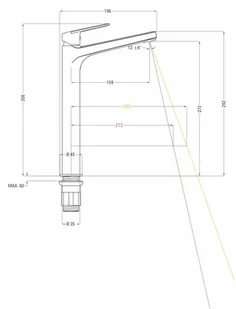 Deante Jasmin BGJ021K - Baterie umywalkowe - miniaturka - grafika 3