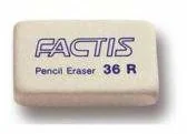 Zestawy szkolne - Gumki 36-R chlebowe średnie 36szt) FACTIS - miniaturka - grafika 1