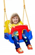 Place zabaw - 4w1 Huśtawka Kubełkowa Modułowa Dla Dzieci 6m-7lat - miniaturka - grafika 1
