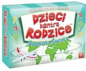 Gry planszowe - Dzieci kontra rodzice: Dookoła świata - miniaturka - grafika 1