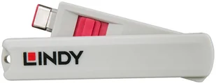 LINDY LINDY 40425 klucz blokujący port USB typu C, czerwony - opakowanie 4 szt. 40425 - Zabezpieczenia do laptopów - miniaturka - grafika 5