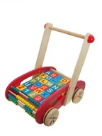 Karuzele dla niemowląt - IBOX IBOX Pchacz IBOX ECO W16E046 (kolor czerwony) - miniaturka - grafika 1