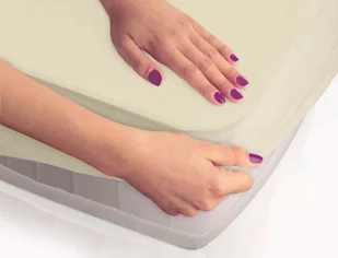 Ochronne prześcieradło z gumką SMARTCEL/180x200/krem 09 POCHSM180X200/KREM/09 - Pokrowce na materace - miniaturka - grafika 2