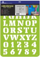 Szablony malarskie - Primacol OBI Szablon dekoracyjny XXL nr 28 Alphabet - miniaturka - grafika 1