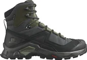 Buty trekkingowe męskie - Salomon Quest Element GTX Shoes Men, czarny/oliwkowy UK 10 | EU 44 2/3 2021 Trapery turystyczne L41457100-10 - miniaturka - grafika 1