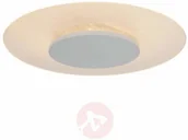 Lampy sufitowe - Steinhauer BV Okrągła lampa sufitowa LED Birma biała, ściemniana - miniaturka - grafika 1