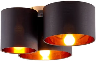 Lindby Laurenz lampa sufitowa, 3-pkt., szaro-złota - Lampy sufitowe - miniaturka - grafika 3