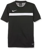 Piłka nożna - Nike Academy 16 koszulka dziecięca z krótkim rękawkiem, czarny, XS (122128) 726008-010 - miniaturka - grafika 1