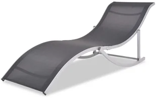 vidaXL Składane leżaki, 2 szt., aluminium i tworzywo textilene - Leżaki ogrodowe - miniaturka - grafika 2