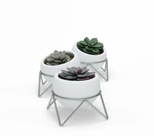 Umbra Komplet doniczek Potsy 3 szt. białe 1013191-670 - Donice - miniaturka - grafika 7