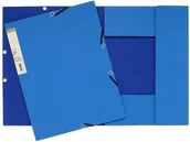 Teczki i skoroszyty - Exacompta Exacompta Teczka Forever 3-skrzydłowa z gumką niebieska EXC041 - miniaturka - grafika 1