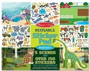 Melissa&Doug Naklejki Wielorazowe - Siedliska Melissa and Doug - Przybory szkolne - miniaturka - grafika 7