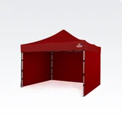 Pawilony ogrodowe - BRIMO Namiot Handlowy 3x3m - plus 3 ściany - Czerwony - miniaturka - grafika 1