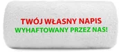 Ręczniki - pat15.net Ręczniki Duże i Małe z haftem - SAM TEKST 866 - miniaturka - grafika 1