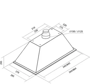 Toflesz LINEA BRAVO 60 BIAłY - Okapy kuchenne - miniaturka - grafika 8