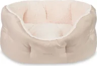 Legowiska dla psów - Ami Play Colosseum Aspen M 57x48x23 cm Beżowy - miniaturka - grafika 1