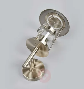 LAMPENWELT.COM Lampa zewnętrzna Noemi ze stali szlachetnej - Lampy ogrodowe - miniaturka - grafika 4