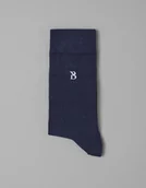 Skarpetki męskie - Borgio skarpety stretch cotton granatowe - miniaturka - grafika 1