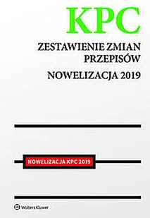 Kodeks postępowania cywilnego Zestawienie zmian przepisów - Prawo - miniaturka - grafika 2