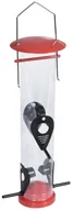 Karmniki dla ptaków - Karmnik dla ptaków 13x13x34.5cm tuba czerwona - miniaturka - grafika 1