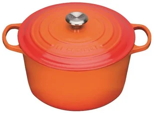 Le Creuset Garnek Żeliwny okrągły 26cm głeboki 21195260902430 - Garnki - miniaturka - grafika 4