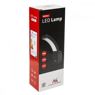 maclean Maclean Lampa Ścienna Elewacyjna LED 10W MCE343 B MCE343 B - Żarówki LED - miniaturka - grafika 2