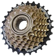 Kasety rowerowe - Shimano MF-TZ500 kaseta 7S brązowa/czarna 2018 kaseta MFTZ5007428_Gris - (GRIS) - miniaturka - grafika 1