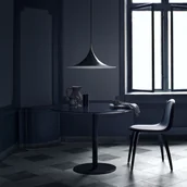 Lampy sufitowe - GUBI Gubi Semi lampa wisząca  47 cm czarna - miniaturka - grafika 1