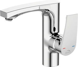 Laveo Deza Jednouchwytowa bateria umywalkowa stojąca wysoka chrom BAD025D - Baterie umywalkowe - miniaturka - grafika 2