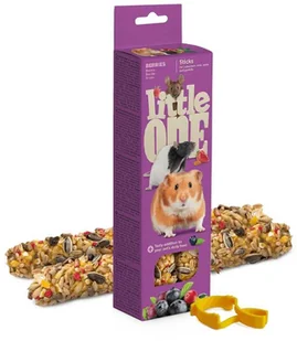 Little One Kolby dla gryzoni z jagodami 2x60g - Przysmaki dla gryzoni - miniaturka - grafika 2