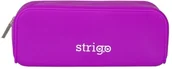 Artykuły biurowe - Strigo Piórnik SSC057 silikonowy prostokąt fiolet STRIGO - miniaturka - grafika 1