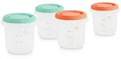 Akcesoria do karmienia - Pojemniki hermetyczne zamykane na żywność 4x250ml - śródziemnomorskie - miniaturka - grafika 1