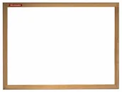 Tablice dla dzieci - Tablica suchościeralna-magnetyczna 80x60 cm.rama drewniana TM86D MB - miniaturka - grafika 1
