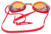 Pływanie - BornToSwim Bor NTO Swim dorosłych Freedom mirrored Triathlon okulary do pływania przystosowane do powlekany, z ochroną swobodnie przypadku, czerwony, jeden rozmiar GOG-FM-U-A-O-XX-340 - miniaturka - grafika 1