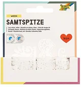 Pasmanteria - folia folia 12701  aksamitna bordiura"koronka" 3 rolki, sortowane, samoprzylepne  idealne do ozdabiania akcesoriów do domu, majsterkowania i kart 12701 - miniaturka - grafika 1